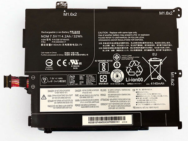 SB10F46455 pour Lenovo ThinkPad 10 2nd 20E3 20E4
