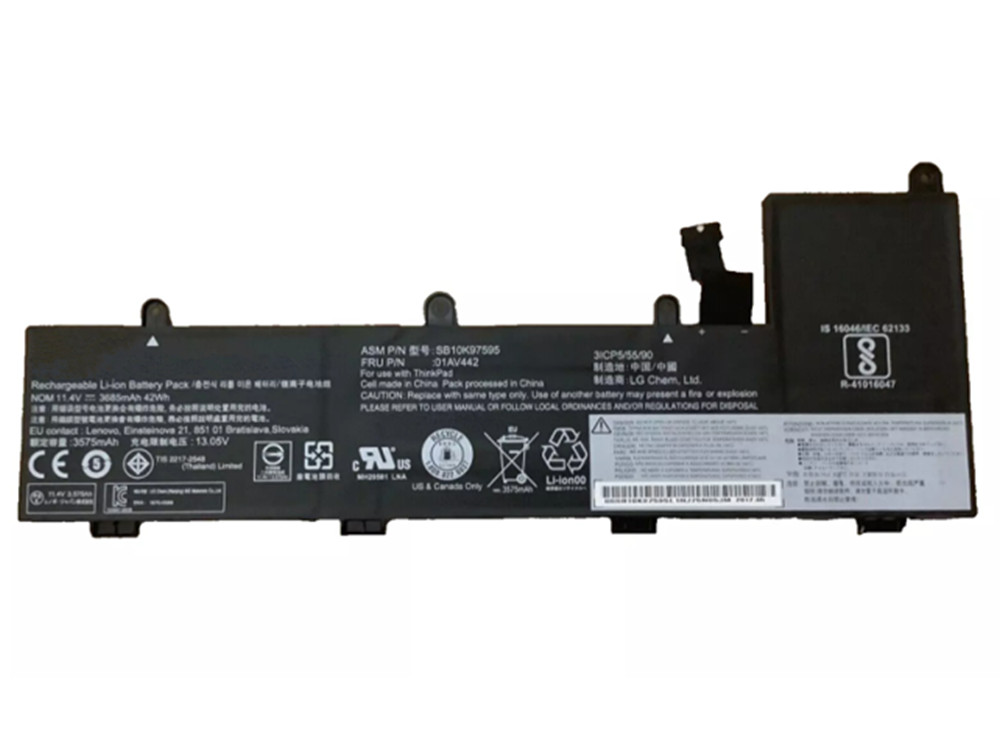 SB10J78992 01AV443 00HW044 Batteria Per Lenovo ThinkPad Yoga 11e 3rd 4th Gen