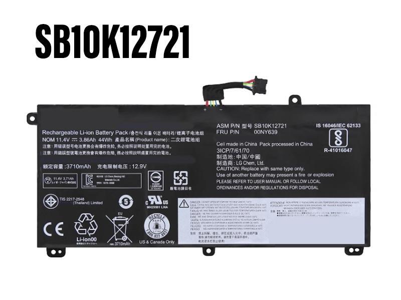 SB10K12721 pour Lenovo Thinkpad T550 T550S W550 W550S T560 P50S