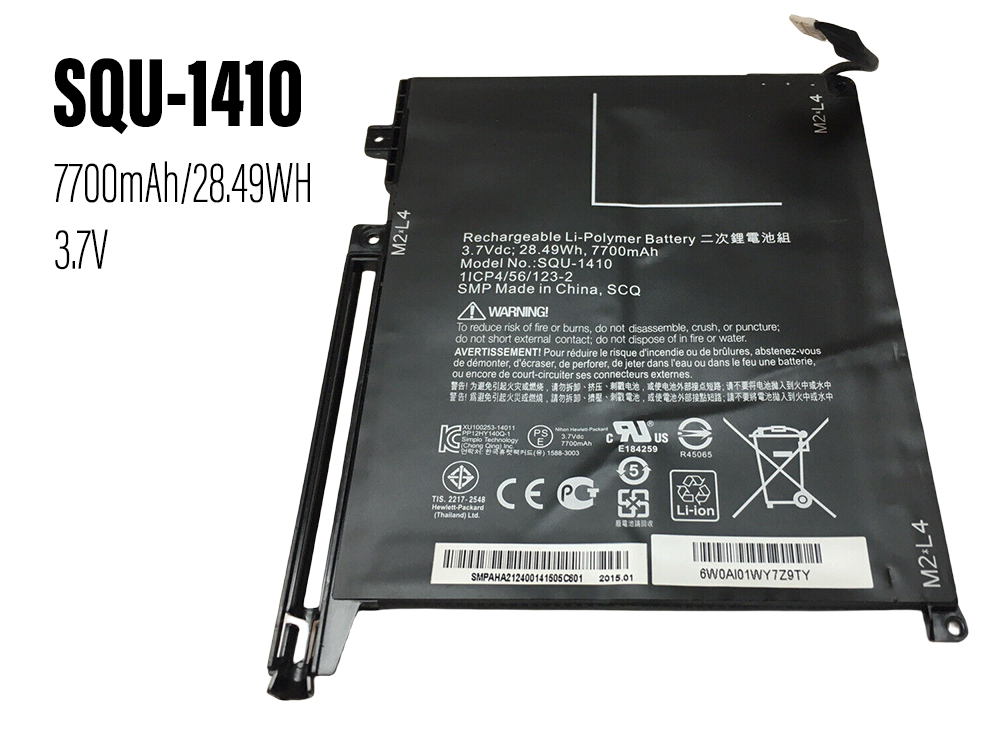 SQU-1410 pour HP Pro Tablet 10 EE G1(H9X71EA) G1(L3Z82UT)