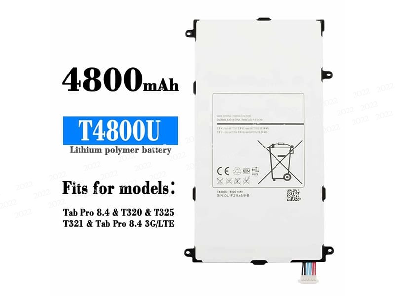 T4800U pour Samsung Tab Pro 8.4/T320/T325/T321