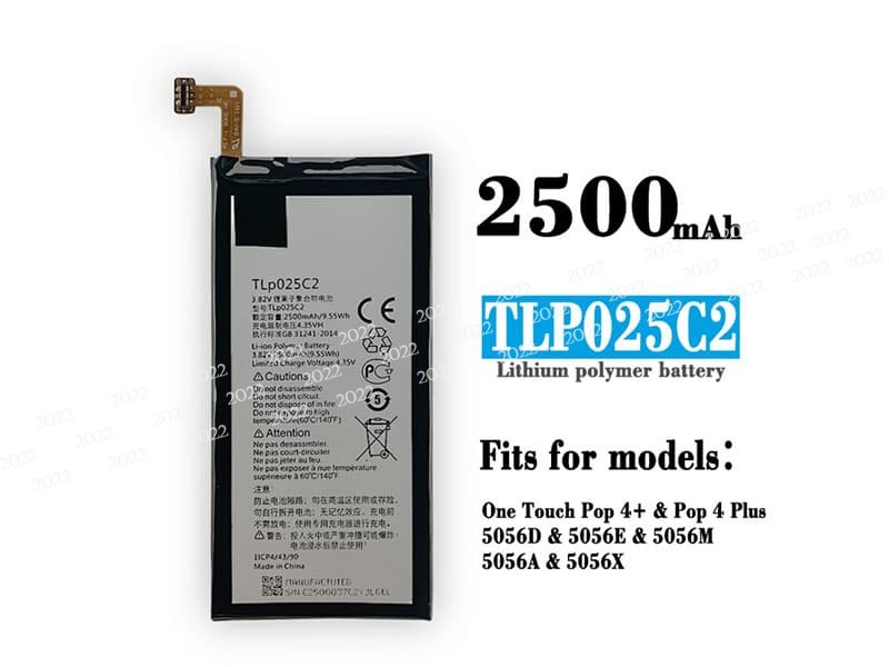 TLP025C2 pour Alcatel one touch Pop 4+ /Pop 4 Plus