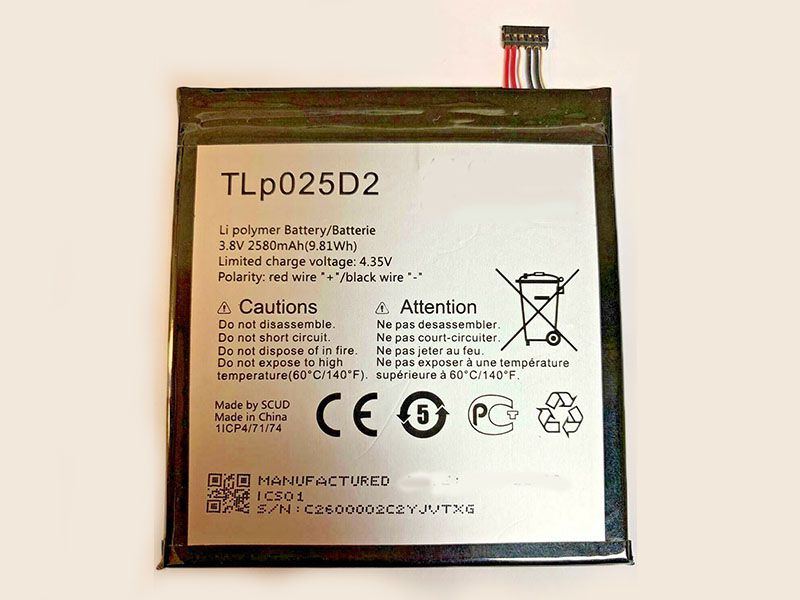 TLP025D2 pour Alcatel Pixi 4 8050D