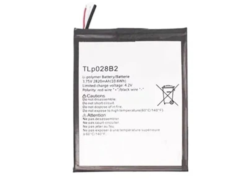 TLP028B2 Batteria Per TCL Alcatel OT-8055/OT-8057