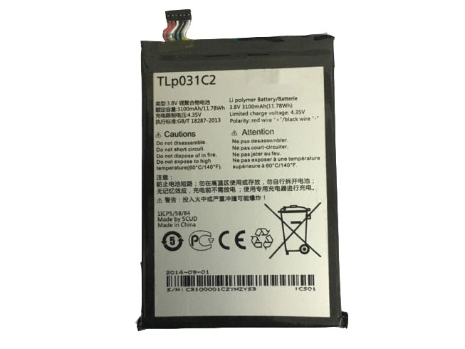 TLp031C2 pour Alcatel One Touch Hero 2 OT-8030 OT-8030B