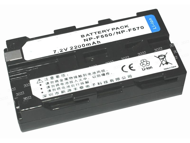NP-F550 pour Sony MVC-FD100 MVC-FD83 MVC-FD92 MVC-FD200
