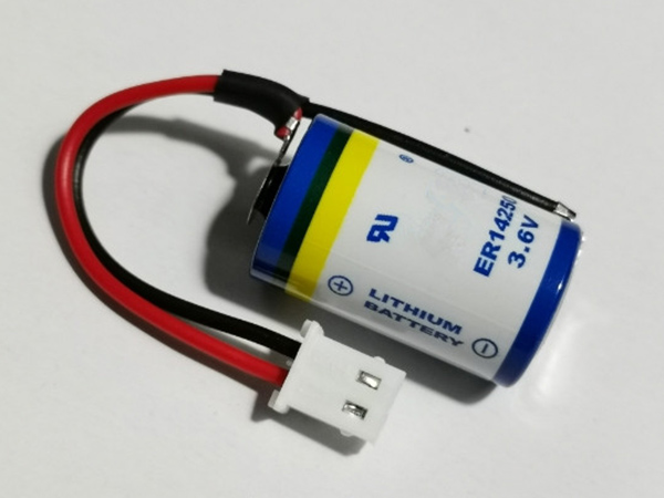 Delta programming DVP-32EH DVP-80EH 1/2 AA PLC batteries with plug(10pcs)