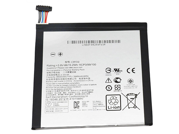 C11P1510 pour Asus ZenPad S 8.0 Z580CA 1ICP3/99/100