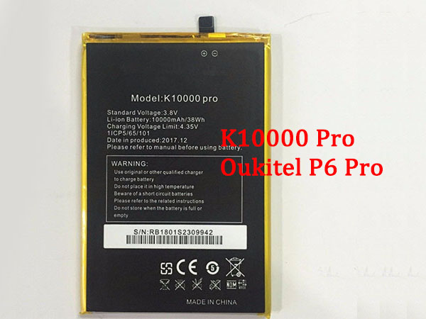 K10000_Pro pour Oukitel p6 Pro